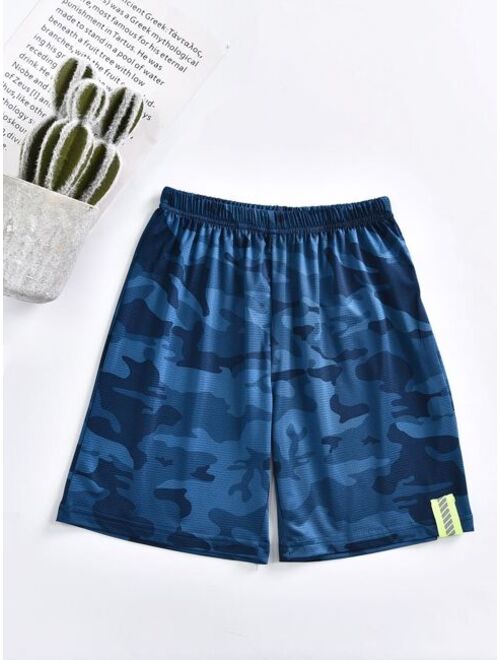 Shein Boys Camo Print Shorts