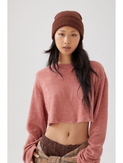 Remnants Cozy Drippy Sleeve Crew Neck Sweater