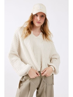 Allie Notch Neck Pullover Sweater