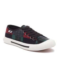 Jumpin Women's Plaid Low Top Sneakers