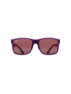 Red Sands Asian Fit Rectangular Sunglasses