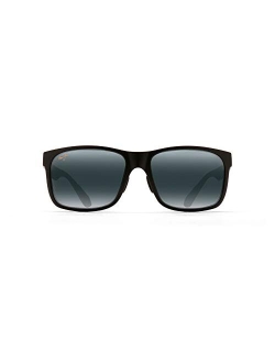 Red Sands Asian Fit Rectangular Sunglasses