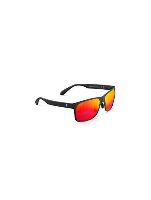 Maui Jim Red Sands Asian Fit Rectangular Sunglasses