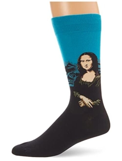 Men's Socks, Mona Lisa Crew