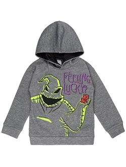 Nightmare Before Christmas Jack Skellington Oogie Boogie Fleece Pullover Hoodie