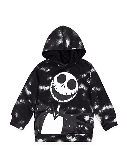 Disney Nightmare Before Christmas Jack Skellington Oogie Boogie Fleece Pullover Hoodie