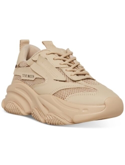 Women's Possession Chunky Lace-Up Sneakers