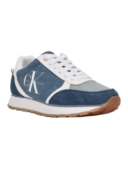 JEANS Women's Cayle Logo Casual Lace-Up Sneakers
