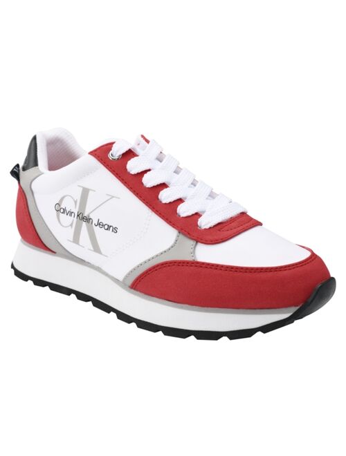 CALVIN KLEIN JEANS Women's Cayle Logo Casual Lace-Up Sneakers