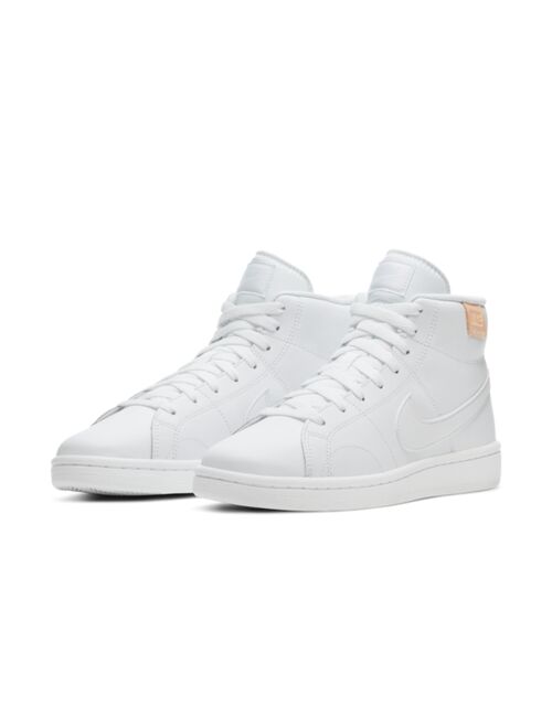 NIKE Women's Court Royale 2 Mid High Top Casual Sneakers from Finish Line