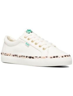 Women's Jump Kick Leopard Canvas Casual Sneakers from Finish Line