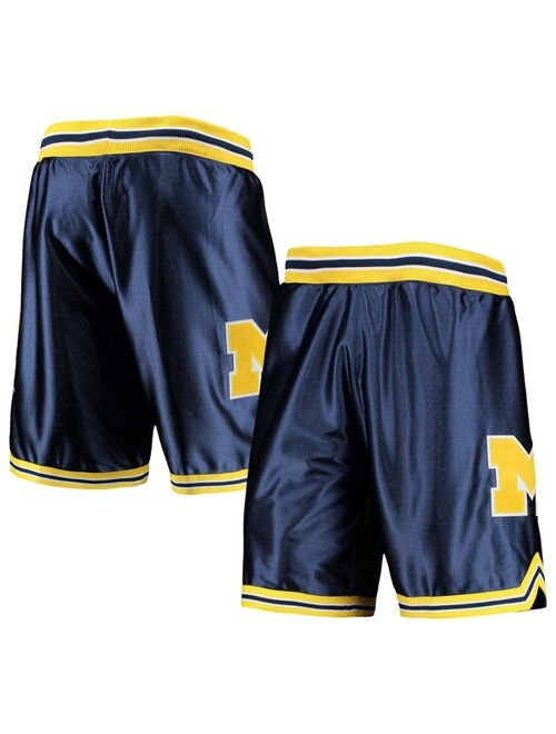 Men's Mitchell & Ness Chris Webber Navy Michigan Wolverines 1991 Authentic Shorts