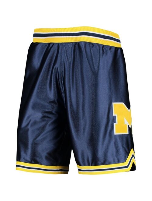 Men's Mitchell & Ness Chris Webber Navy Michigan Wolverines 1991 Authentic Shorts