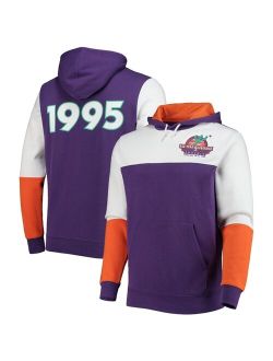 Purple NBA Hardwood Classics 1995 All-Star Game Colorblock Fusion Pullover Hoodie