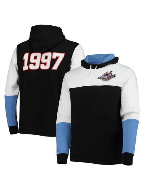 Men's Mitchell & Ness Black NBA Hardwood Classics 1997 All-Star Game Colorblock Fusion Pullover Hoodie