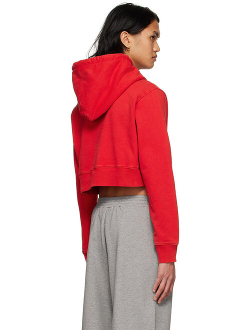 MM6 MAISON MARGIELA SSENSE Exclusive Red Cotton Hoodie