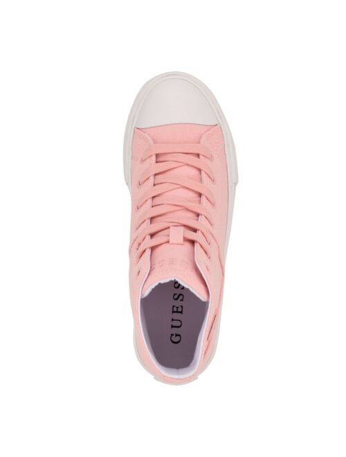 GUESS Women's Prinze High Top Casual Sneakers