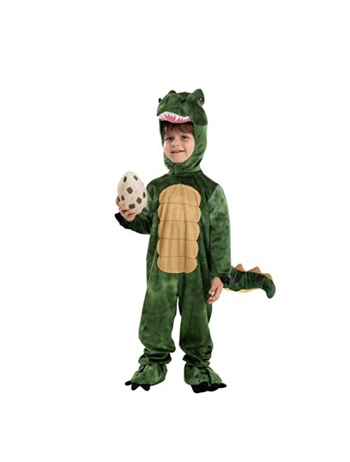 Spooktacular Creations Child Unisex Brown T-rex Realistic Costume-3T