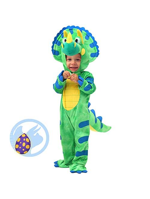 Spooktacular Creations Baby Triceratops Dinosaur Costume Set for Halloween Party