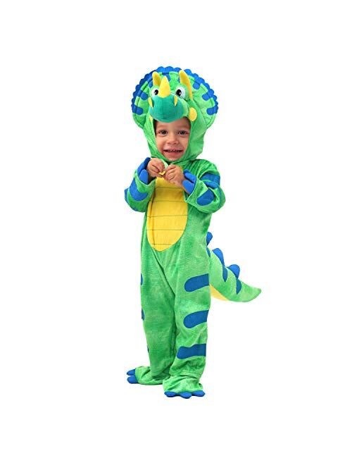 Spooktacular Creations Baby Triceratops Dinosaur Costume Set for Halloween Party