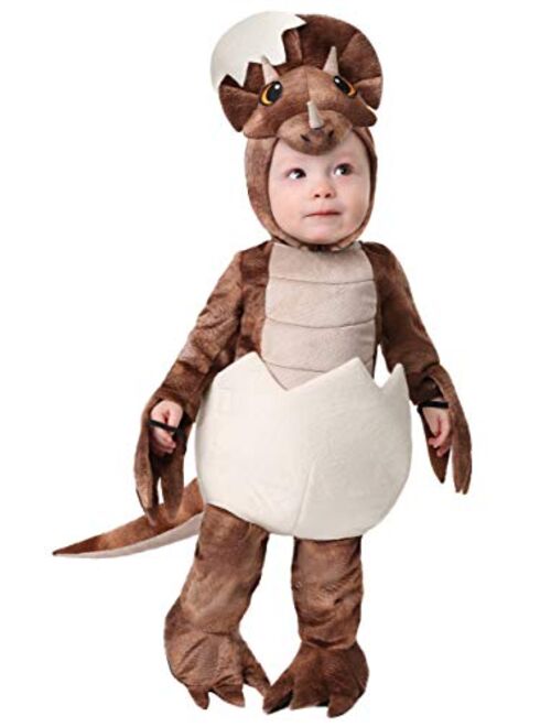 Fun Costumes Infant Hatching Triceratops Costume Dinosaur Egg Costume for Baby