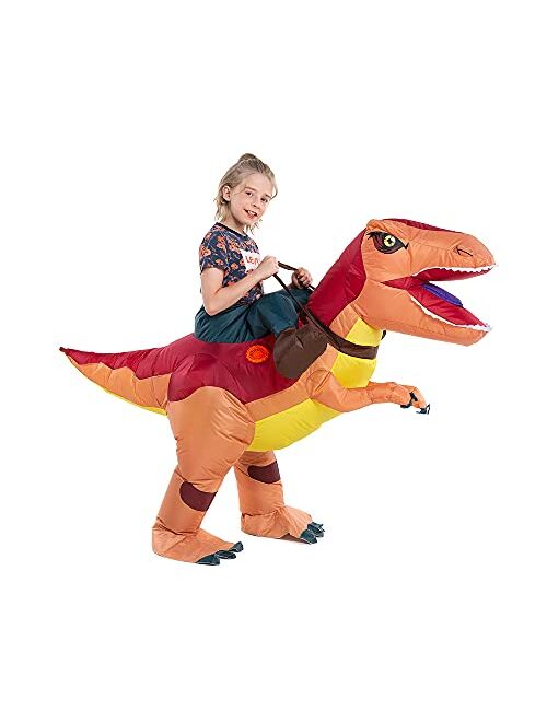 HSCTEK Inflatable Toddler Dinosaur Halloween Costume Boys Girls