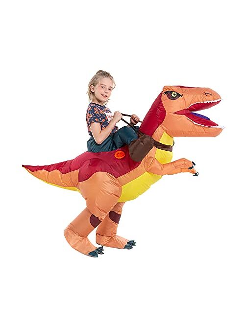 HSCTEK Inflatable Toddler Dinosaur Halloween Costume Boys Girls