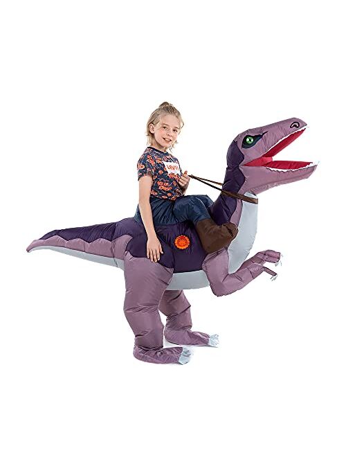 HSCTEK Inflatable Toddler Dinosaur Halloween Costume Boys Girls