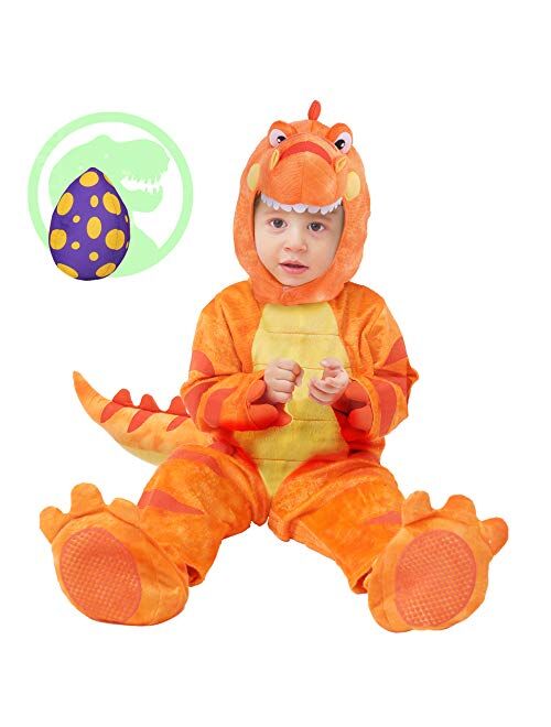 Spooktacular Creations Baby T-Rex Dinosaur Costume Set for Halloween Trick or Treating