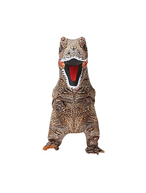 KOOY Inflatable Costume Kids,Inflatable Halloween Costume For Kids,Inflatable Dinosaur Costumes For Kids,Dinosaur Costume Kids,T REX Costume,Full Body Blow Up Costumes