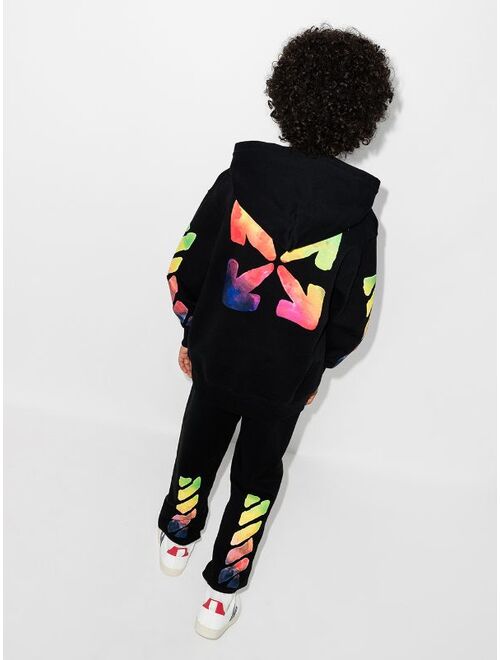 Off-White Kids Watercolour Arrow-print hoodie