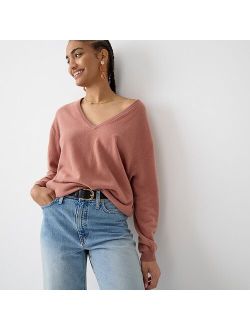 Cashmere relaxed V-neck sweater