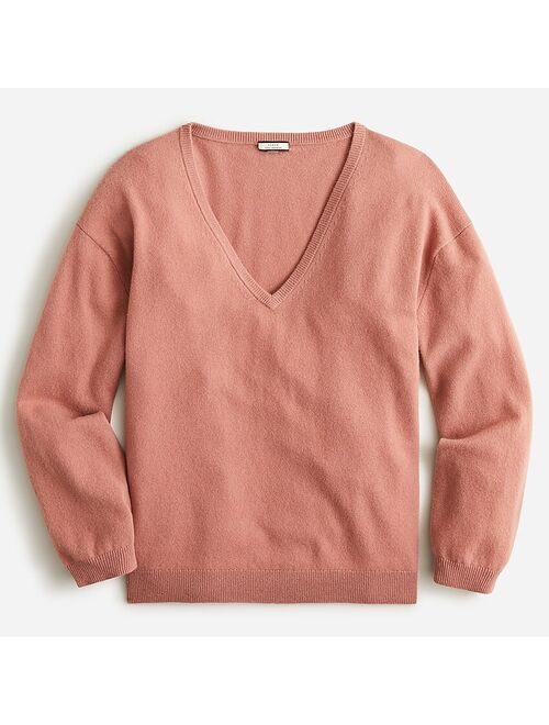 J.Crew Cashmere relaxed V-neck sweater