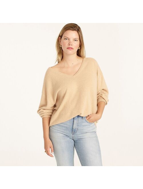 J.Crew Cashmere relaxed V-neck sweater