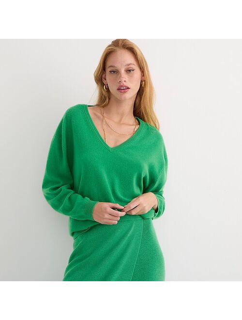 J.Crew Cashmere relaxed V-neck sweater