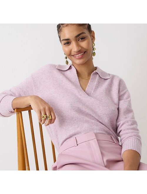 J.Crew Collared V-neck sweater in Supersoft yarn