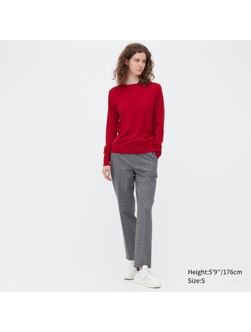 UNIQLO Extra Fine Merino Crew Neck Long-Sleeve Sweater