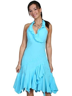 Women's Peruvian Cotton Halter Dress