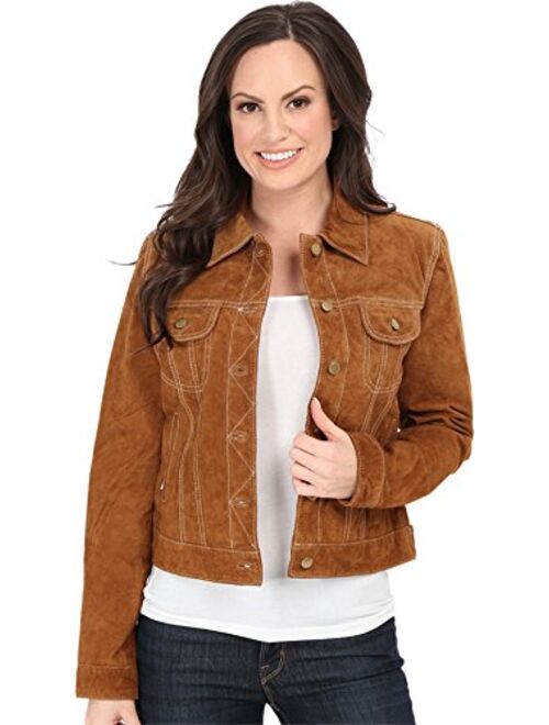 Scully Women's Lorrah Cute Suede Jean Jacket