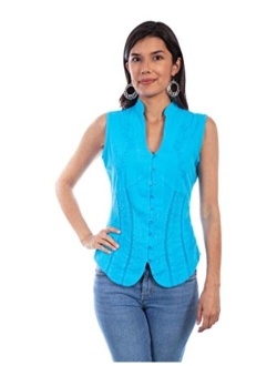 Womens Cantina Beautifully Detailed S/L Blouse