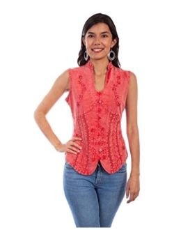 Womens Cantina Beautifully Detailed S/L Blouse