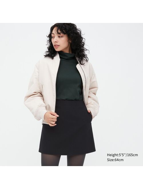 UNIQLO Wool Blend Mini Skirt