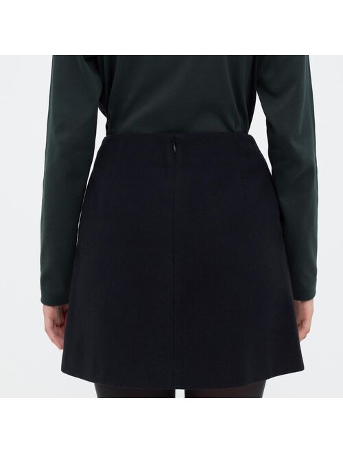 UNIQLO Wool Blend Mini Skirt