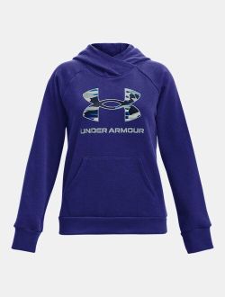 Girls' UA Rival Fleece Big Logo Hoodie