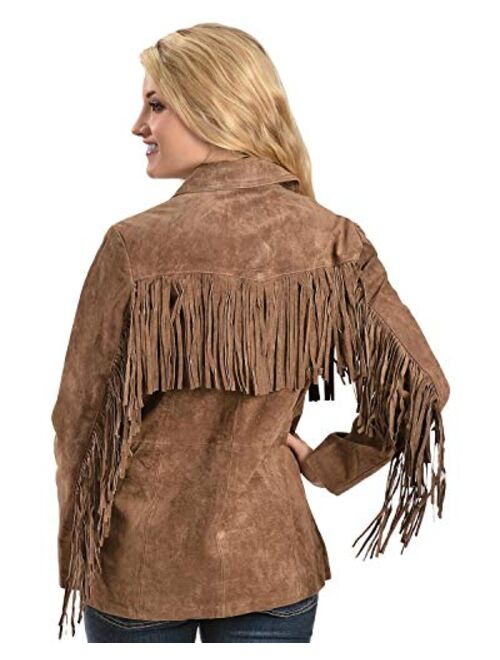 Scully Women's Boar Suede Fringe Jacket - L74-81