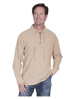 Men's Cantina Lace-Up Long Sleeve Shirt