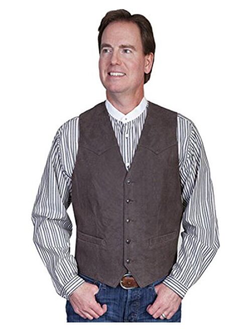 Scully Men's Lamb Leather Western Vest - 503-221