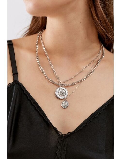 Urban Outfitters Zodiac Charm Layer Necklace Set