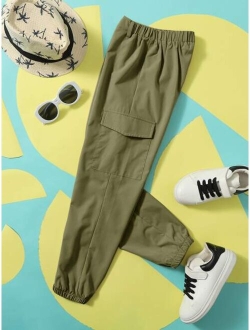 Boys Flap Pocket Cargo Pants