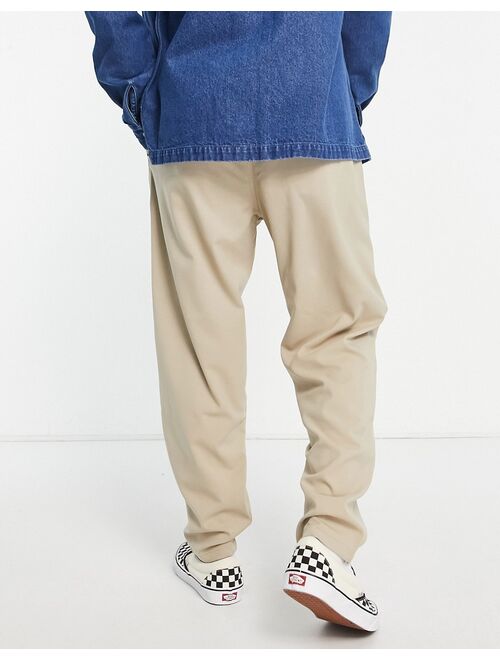 Pull&Bear smart balloon fit pants in ecru